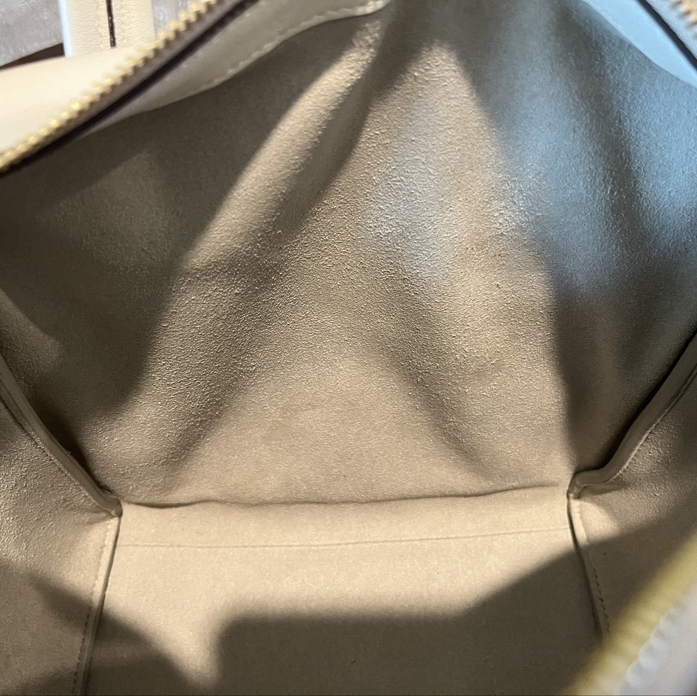 Rare Anya Hindmarch Buddy Cream Leather Tote/Shoulder Bag Made in Italy … - Picture 12 of 16
